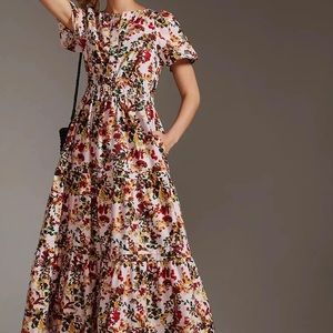 Maeve by Anthropologie Floral Maxi Dress